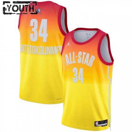Dres All-Star 2023 Team 2 Giannis Antetokounmpo 34 Nike Naranča Swingman - Dječji